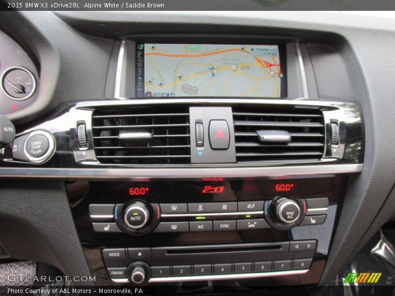 Alpine White / Saddle Brown 2015 BMW X3 xDrive28i