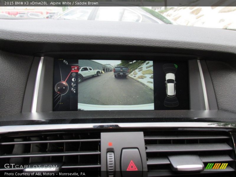 Alpine White / Saddle Brown 2015 BMW X3 xDrive28i