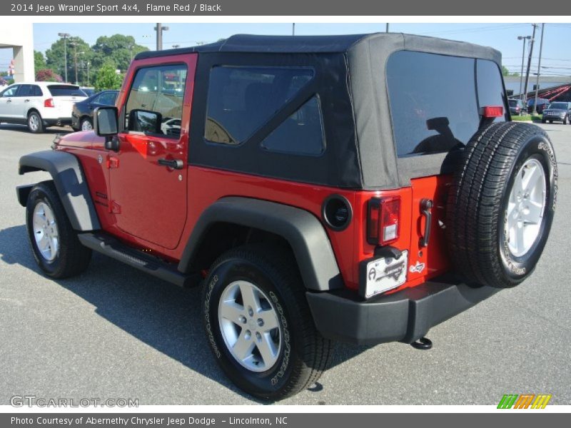 Flame Red / Black 2014 Jeep Wrangler Sport 4x4