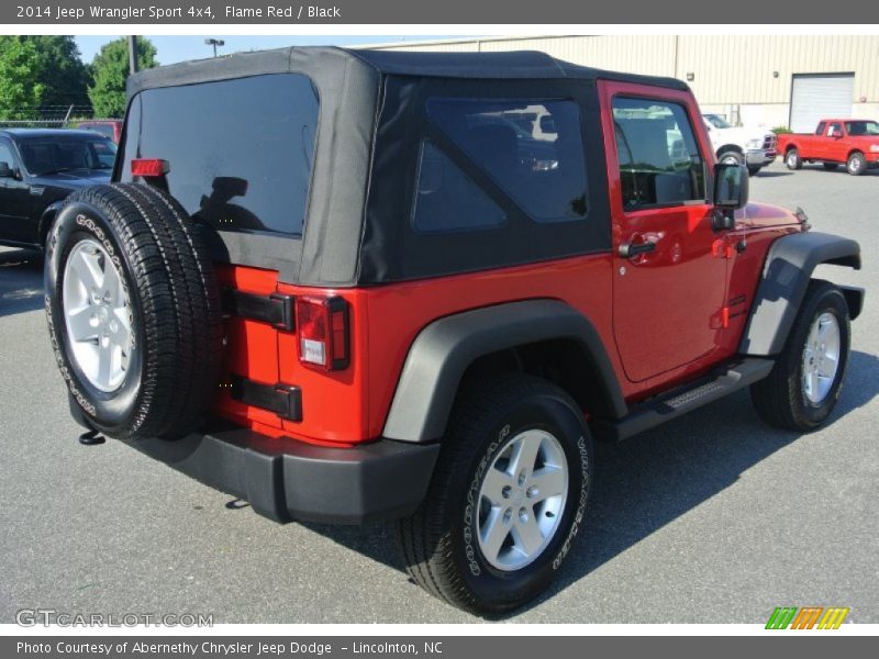 Flame Red / Black 2014 Jeep Wrangler Sport 4x4