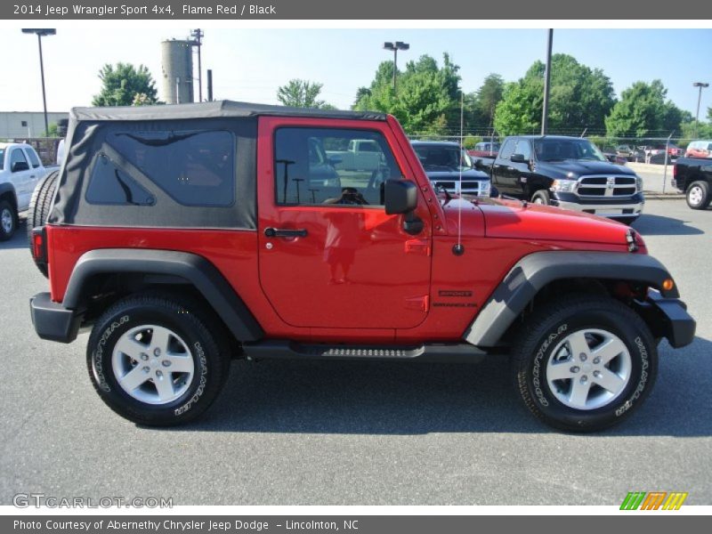 Flame Red / Black 2014 Jeep Wrangler Sport 4x4