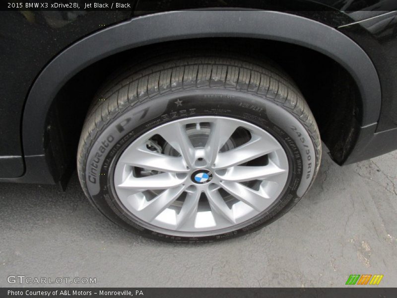 Jet Black / Black 2015 BMW X3 xDrive28i