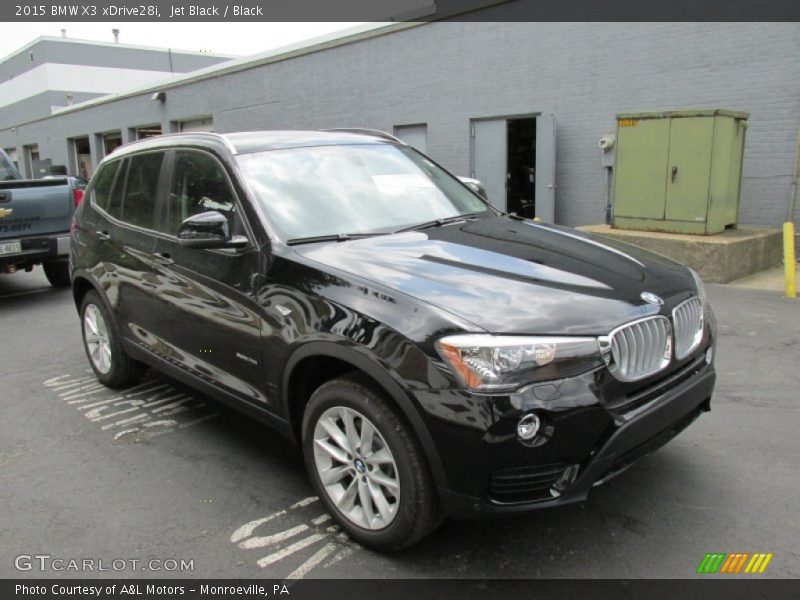 Jet Black / Black 2015 BMW X3 xDrive28i