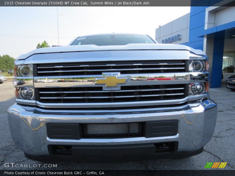 Summit White / Jet Black/Dark Ash 2015 Chevrolet Silverado 2500HD WT Crew Cab