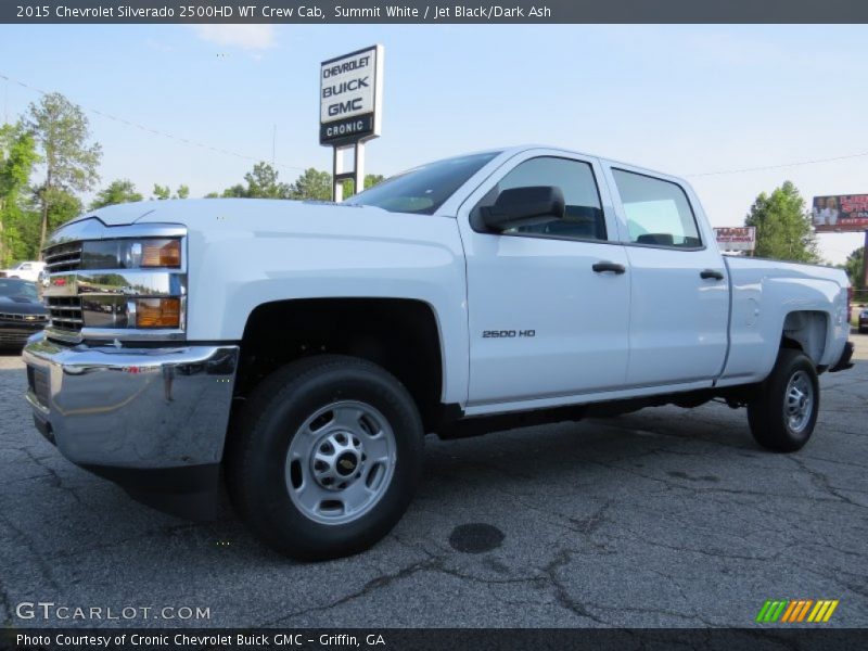Summit White / Jet Black/Dark Ash 2015 Chevrolet Silverado 2500HD WT Crew Cab