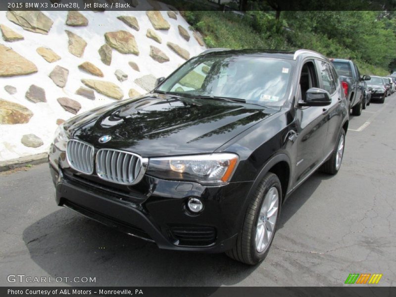 Jet Black / Black 2015 BMW X3 xDrive28i