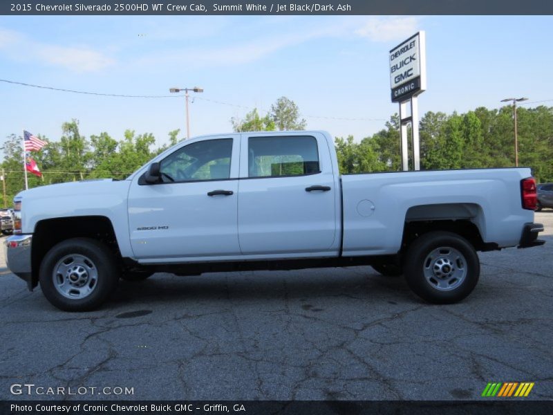 Summit White / Jet Black/Dark Ash 2015 Chevrolet Silverado 2500HD WT Crew Cab