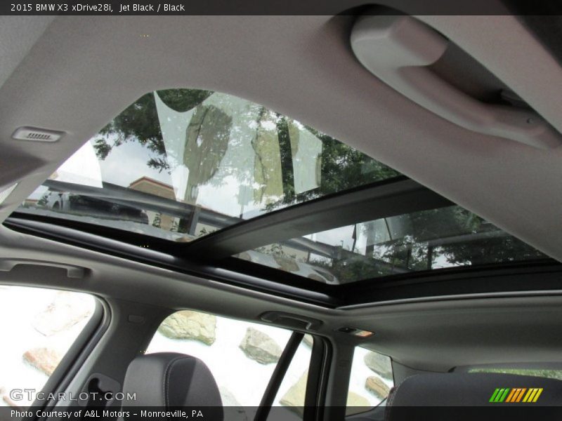 Jet Black / Black 2015 BMW X3 xDrive28i