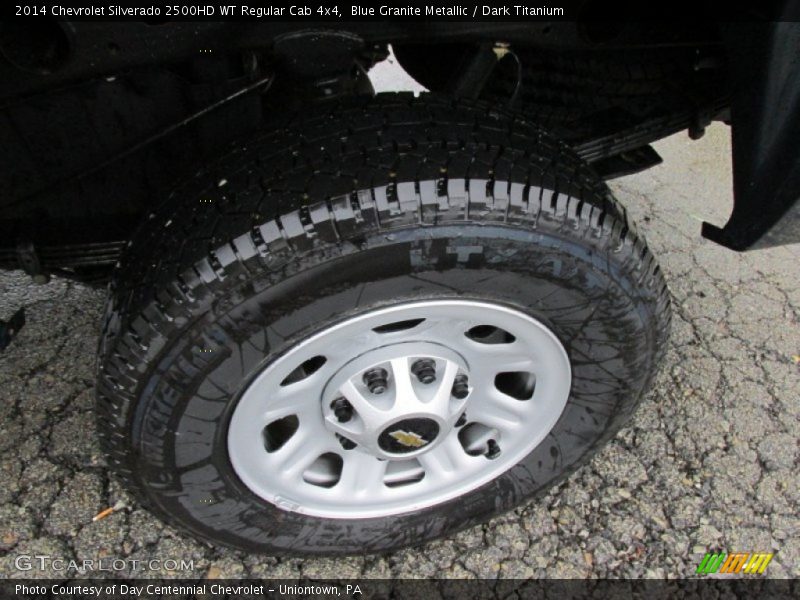 Blue Granite Metallic / Dark Titanium 2014 Chevrolet Silverado 2500HD WT Regular Cab 4x4