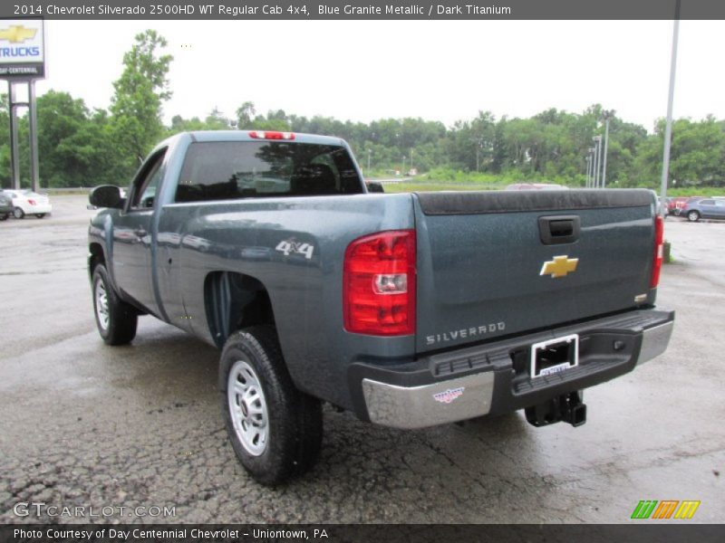 Blue Granite Metallic / Dark Titanium 2014 Chevrolet Silverado 2500HD WT Regular Cab 4x4