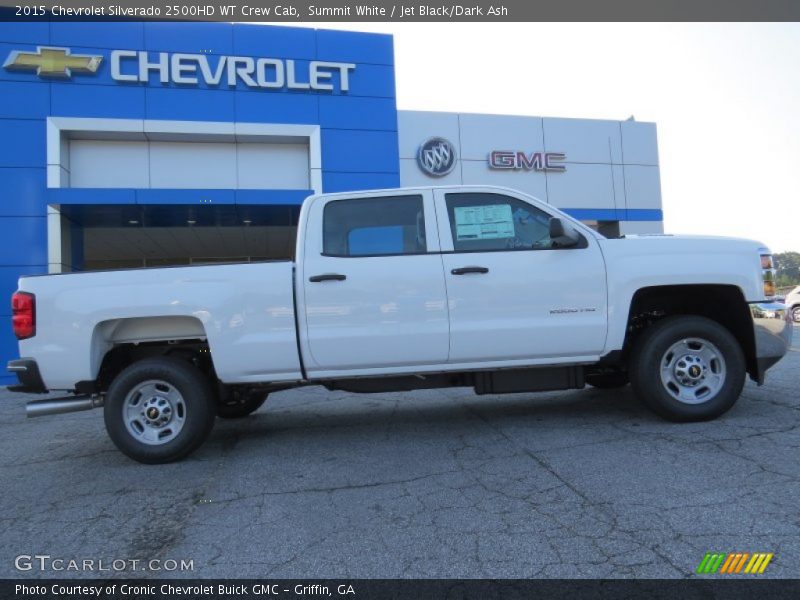 Summit White / Jet Black/Dark Ash 2015 Chevrolet Silverado 2500HD WT Crew Cab