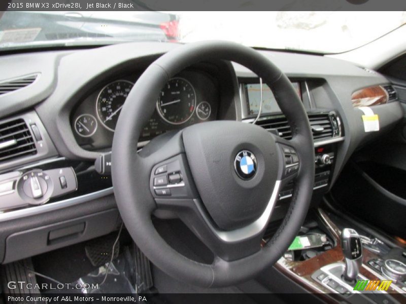 Jet Black / Black 2015 BMW X3 xDrive28i