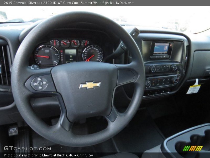 Summit White / Jet Black/Dark Ash 2015 Chevrolet Silverado 2500HD WT Crew Cab