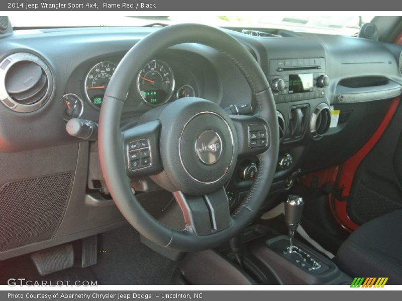 Flame Red / Black 2014 Jeep Wrangler Sport 4x4