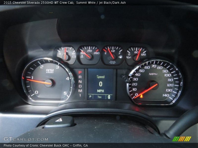Summit White / Jet Black/Dark Ash 2015 Chevrolet Silverado 2500HD WT Crew Cab
