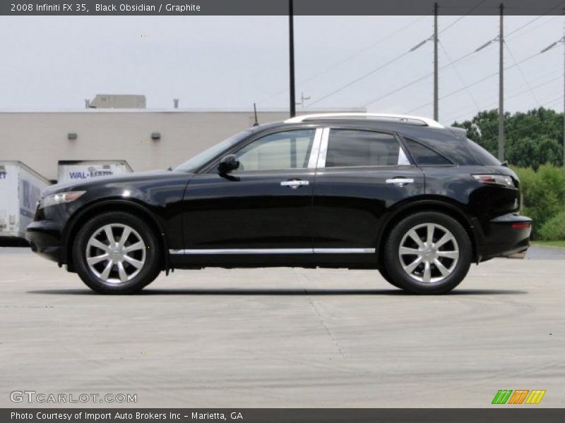 Black Obsidian / Graphite 2008 Infiniti FX 35