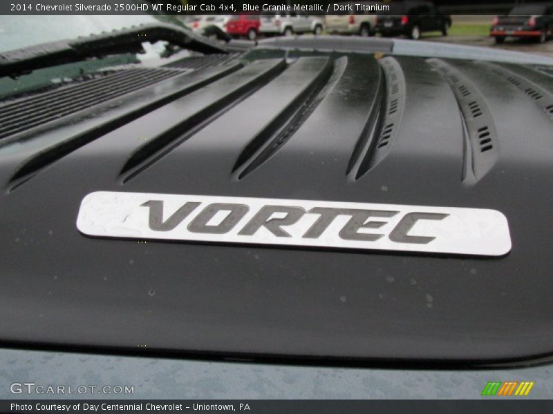 Blue Granite Metallic / Dark Titanium 2014 Chevrolet Silverado 2500HD WT Regular Cab 4x4