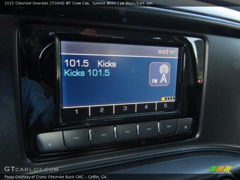 Summit White / Jet Black/Dark Ash 2015 Chevrolet Silverado 2500HD WT Crew Cab