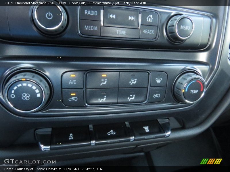 Summit White / Jet Black/Dark Ash 2015 Chevrolet Silverado 2500HD WT Crew Cab