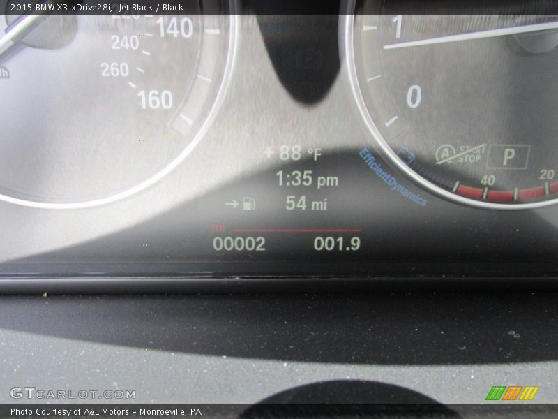 Jet Black / Black 2015 BMW X3 xDrive28i