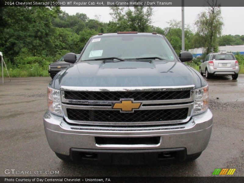 Blue Granite Metallic / Dark Titanium 2014 Chevrolet Silverado 2500HD WT Regular Cab 4x4