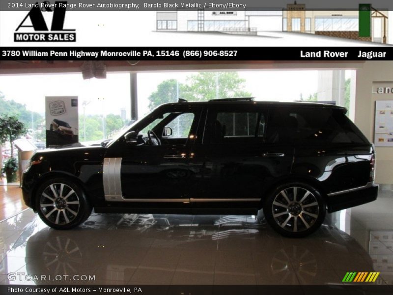 Barolo Black Metallic / Ebony/Ebony 2014 Land Rover Range Rover Autobiography