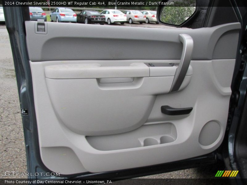 Blue Granite Metallic / Dark Titanium 2014 Chevrolet Silverado 2500HD WT Regular Cab 4x4