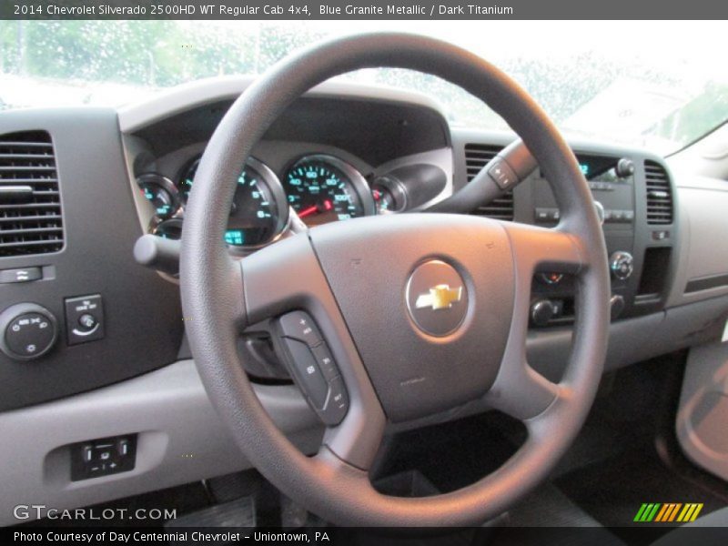 Blue Granite Metallic / Dark Titanium 2014 Chevrolet Silverado 2500HD WT Regular Cab 4x4