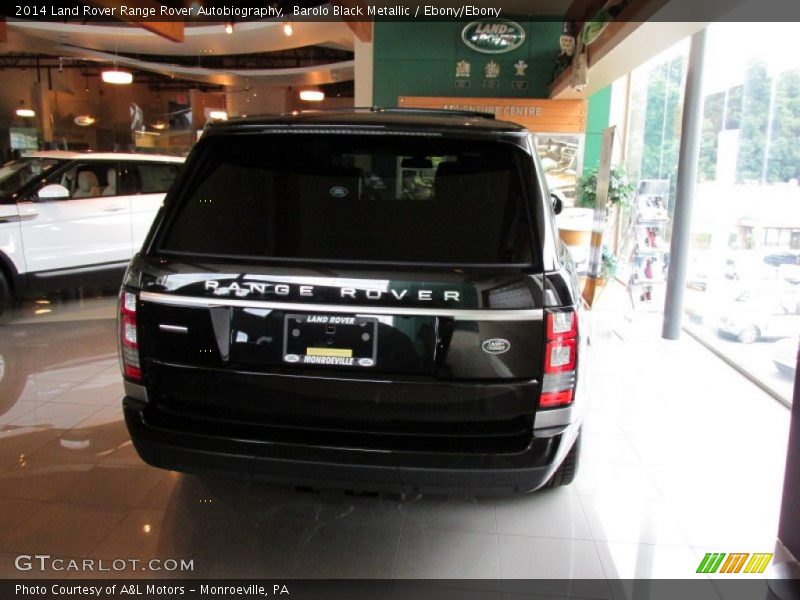 Barolo Black Metallic / Ebony/Ebony 2014 Land Rover Range Rover Autobiography