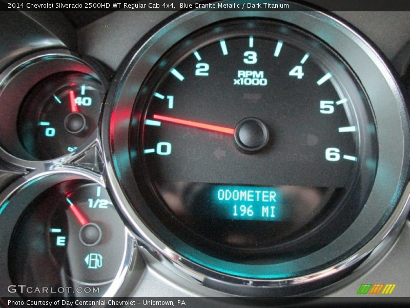 Blue Granite Metallic / Dark Titanium 2014 Chevrolet Silverado 2500HD WT Regular Cab 4x4
