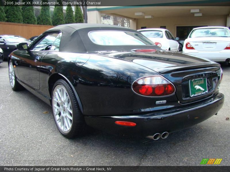 Ebony Black / Charcoal 2006 Jaguar XK XKR Convertible
