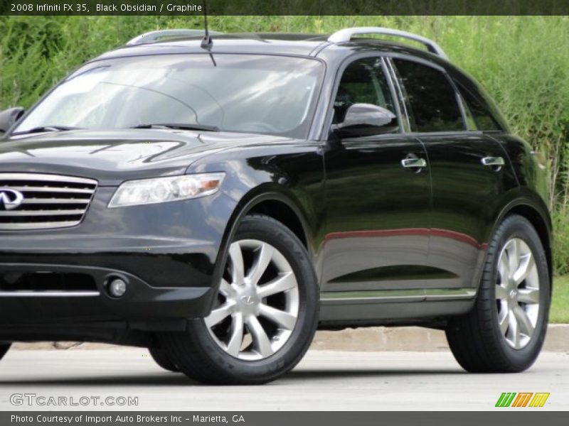 Black Obsidian / Graphite 2008 Infiniti FX 35