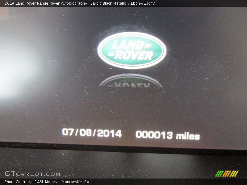 Barolo Black Metallic / Ebony/Ebony 2014 Land Rover Range Rover Autobiography
