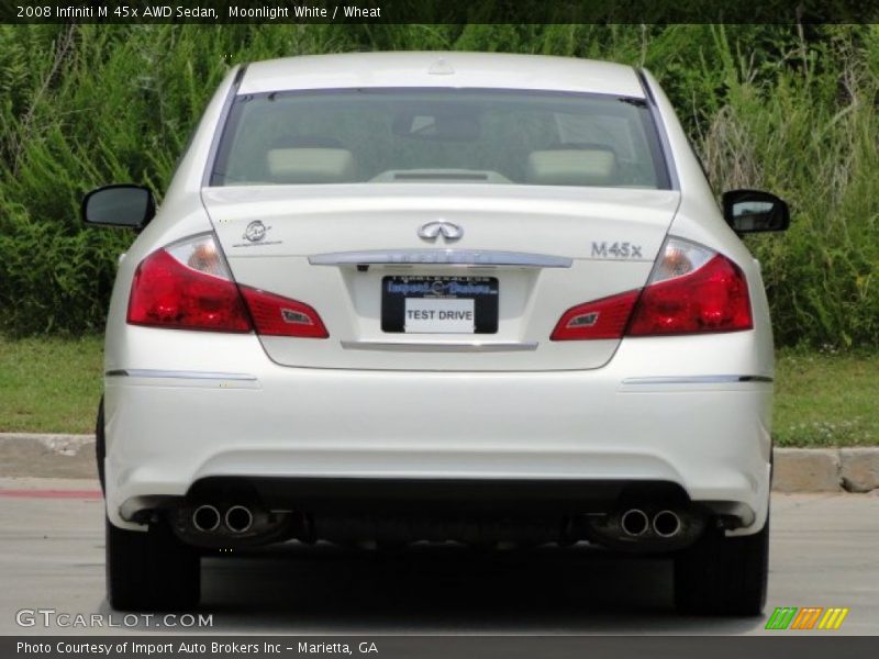 Moonlight White / Wheat 2008 Infiniti M 45x AWD Sedan