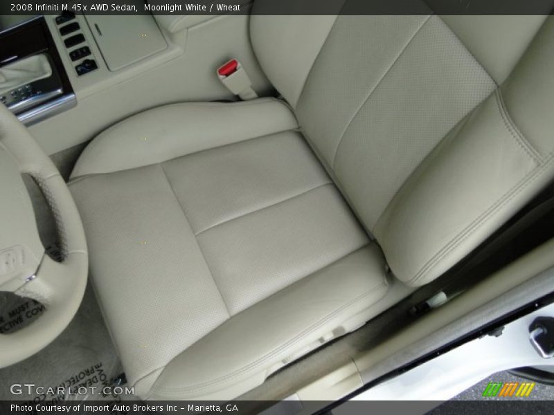 Moonlight White / Wheat 2008 Infiniti M 45x AWD Sedan