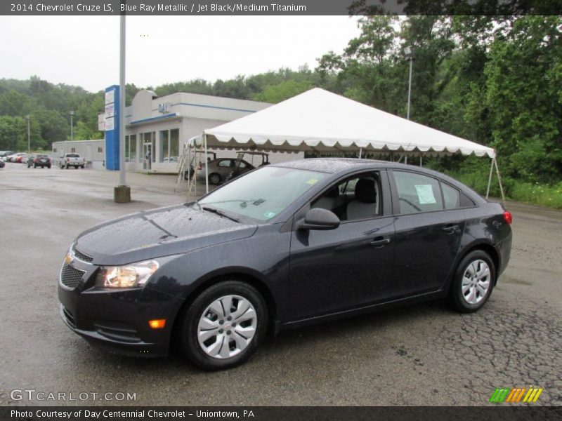 Blue Ray Metallic / Jet Black/Medium Titanium 2014 Chevrolet Cruze LS