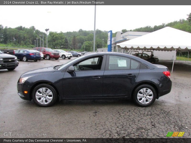 Blue Ray Metallic / Jet Black/Medium Titanium 2014 Chevrolet Cruze LS