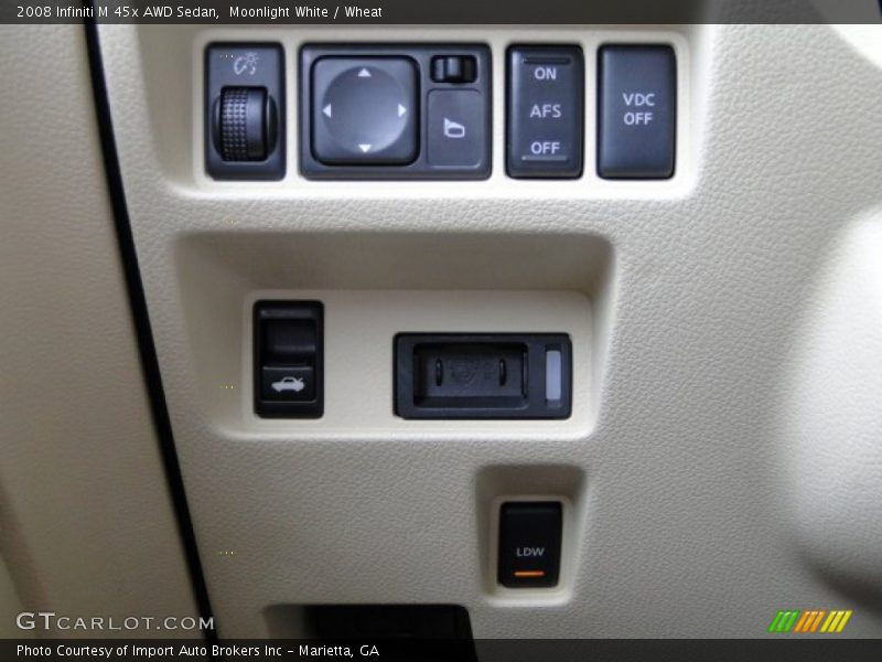 Moonlight White / Wheat 2008 Infiniti M 45x AWD Sedan
