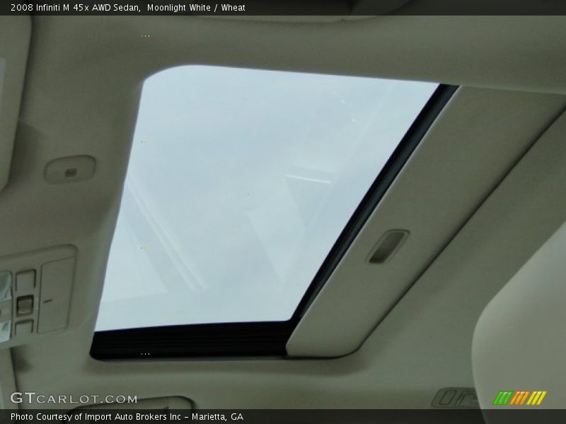 Moonlight White / Wheat 2008 Infiniti M 45x AWD Sedan