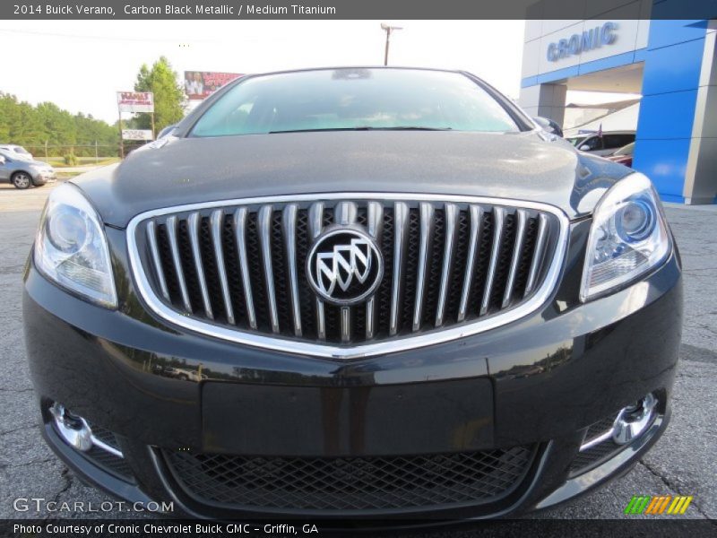 Carbon Black Metallic / Medium Titanium 2014 Buick Verano