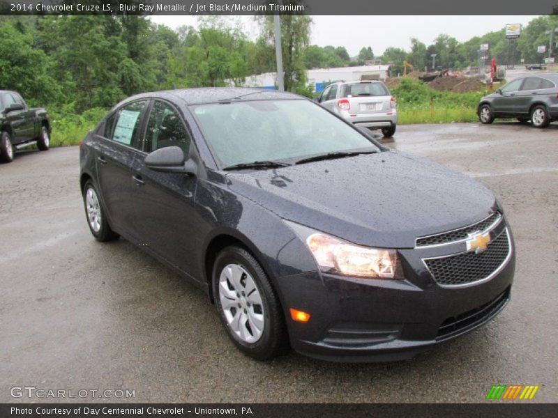 Blue Ray Metallic / Jet Black/Medium Titanium 2014 Chevrolet Cruze LS