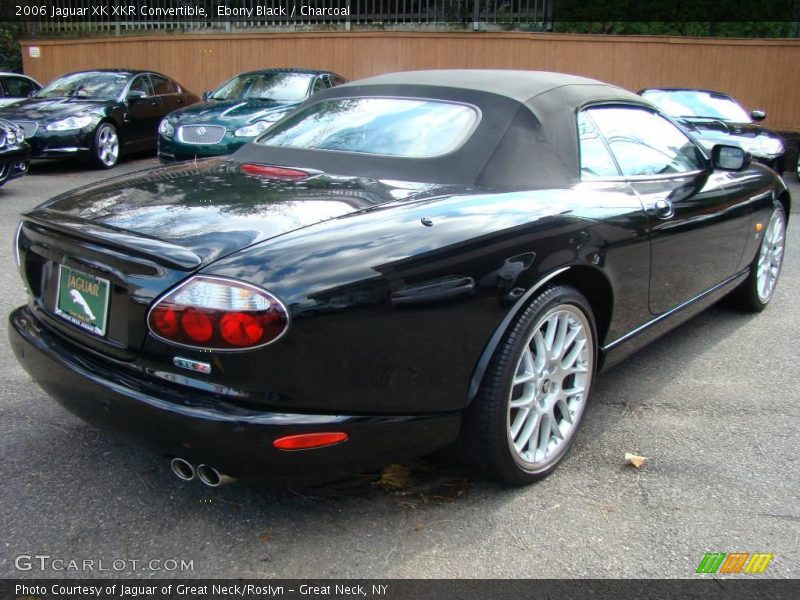 Ebony Black / Charcoal 2006 Jaguar XK XKR Convertible