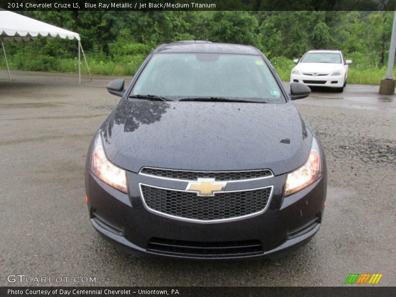 Blue Ray Metallic / Jet Black/Medium Titanium 2014 Chevrolet Cruze LS