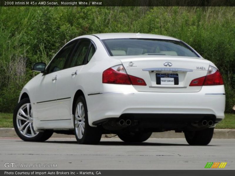 Moonlight White / Wheat 2008 Infiniti M 45x AWD Sedan