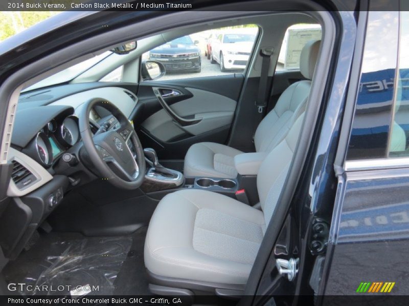 Carbon Black Metallic / Medium Titanium 2014 Buick Verano