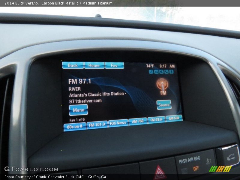 Carbon Black Metallic / Medium Titanium 2014 Buick Verano