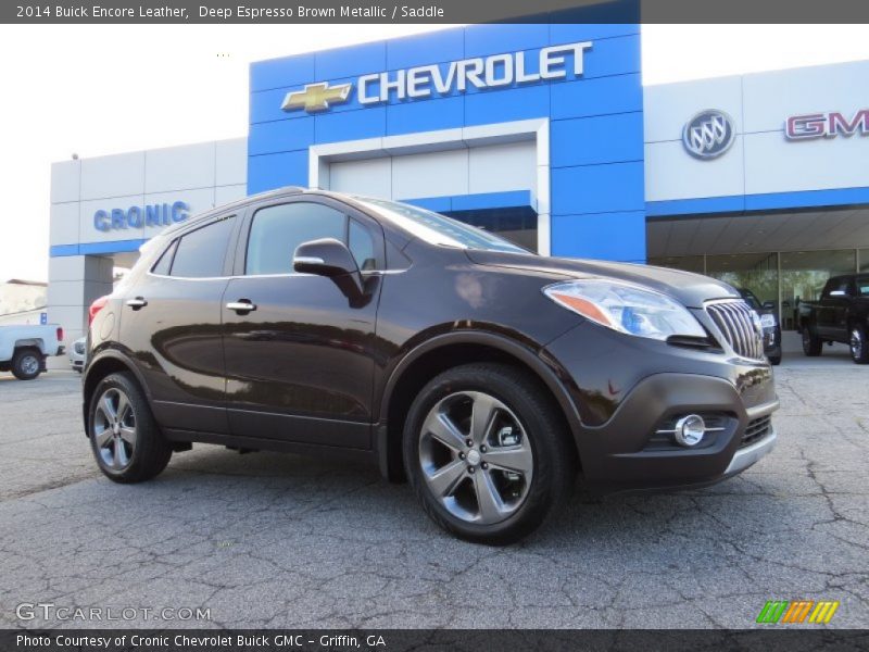 Deep Espresso Brown Metallic / Saddle 2014 Buick Encore Leather