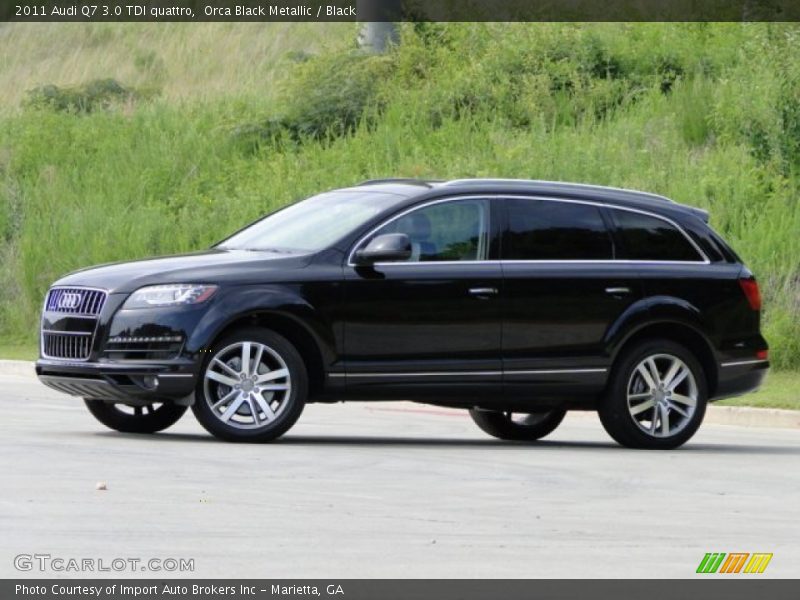 Orca Black Metallic / Black 2011 Audi Q7 3.0 TDI quattro