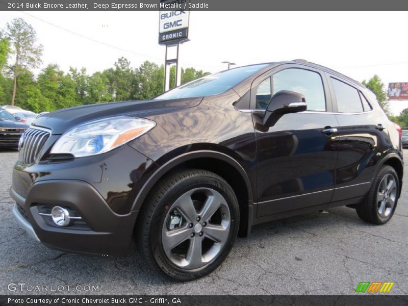 Deep Espresso Brown Metallic / Saddle 2014 Buick Encore Leather