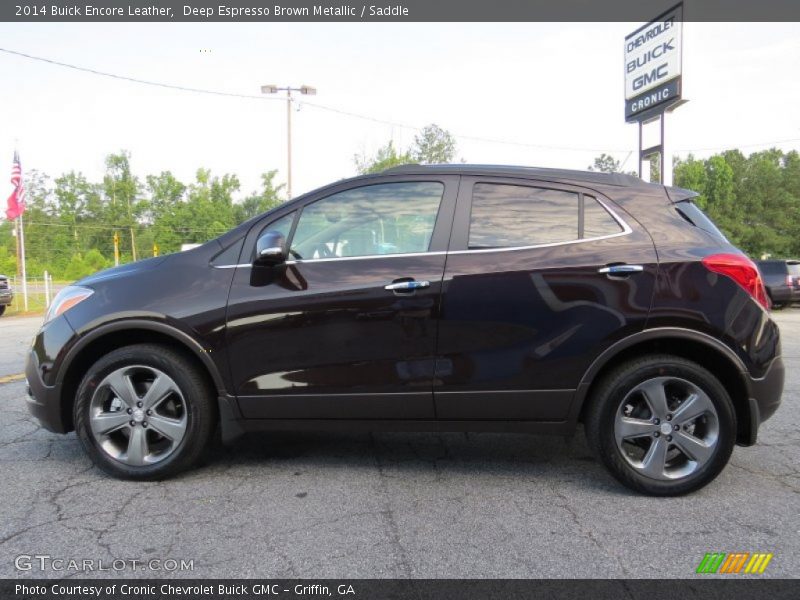 Deep Espresso Brown Metallic / Saddle 2014 Buick Encore Leather